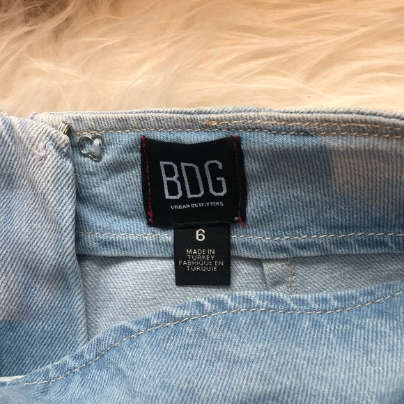 BDG plaid jean shorts - Picture 2 of 3